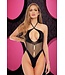 Lapdance LAPDANCE FISHNET HALTER BODYSUIT BLACK, OS