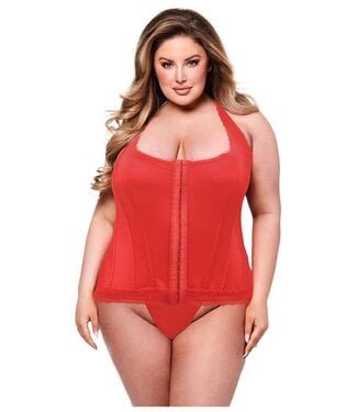 Baci Lingerie BACI BUSTIER RED, 3X/4X