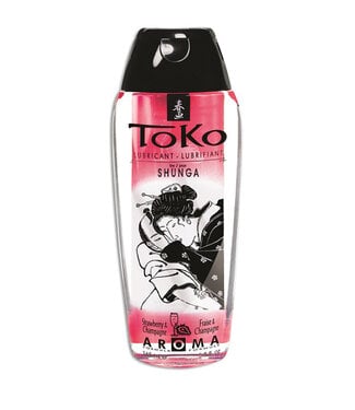 Shunga TOKO AROMA LUBRICANT CHAMPAGNE STAWBER 165 ML