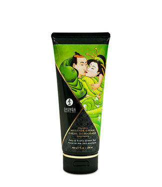 Shunga KISSABLE MASSAGE CREAM PEAR & GREEN TEA 200 ML