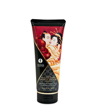 Shunga KISSABLE MASSAGE CREAM STRAWBERRY WINE 200 ML