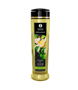 Shunga ORGANICA MASSAGE OIL GREEN TEA 240 ML