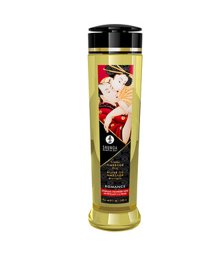 Shunga EROTIC MASSAGE OIL ROMANCE STRAWB. WINE 240ML