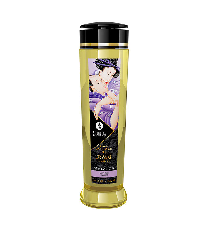 EROTIC MASSAGE OIL SENSATION LAVENDER 240 ML