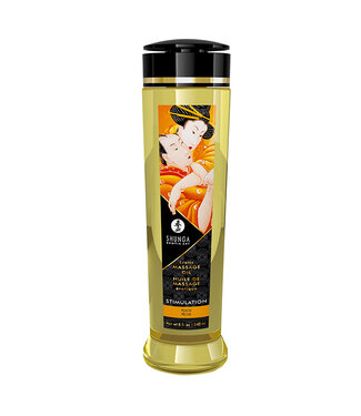 Shunga EROTIC MASSAGE OIL STIMULATION PEACH 240 ML