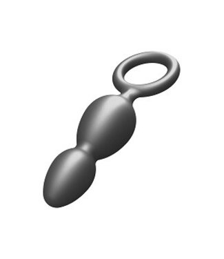 ToyJoy Buttocks The Plugger 2-Balls Metallic Silicone Plug