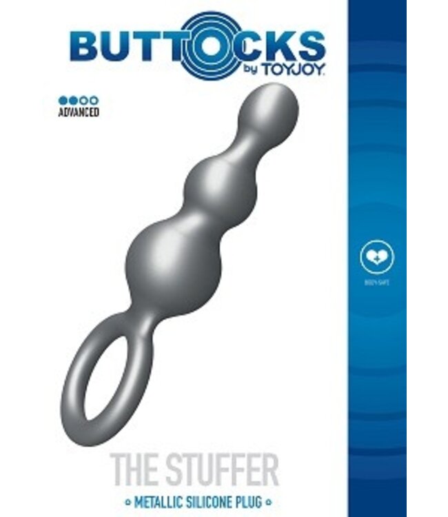 The Stuffer 3-Balls Metallic  Silicone Plug