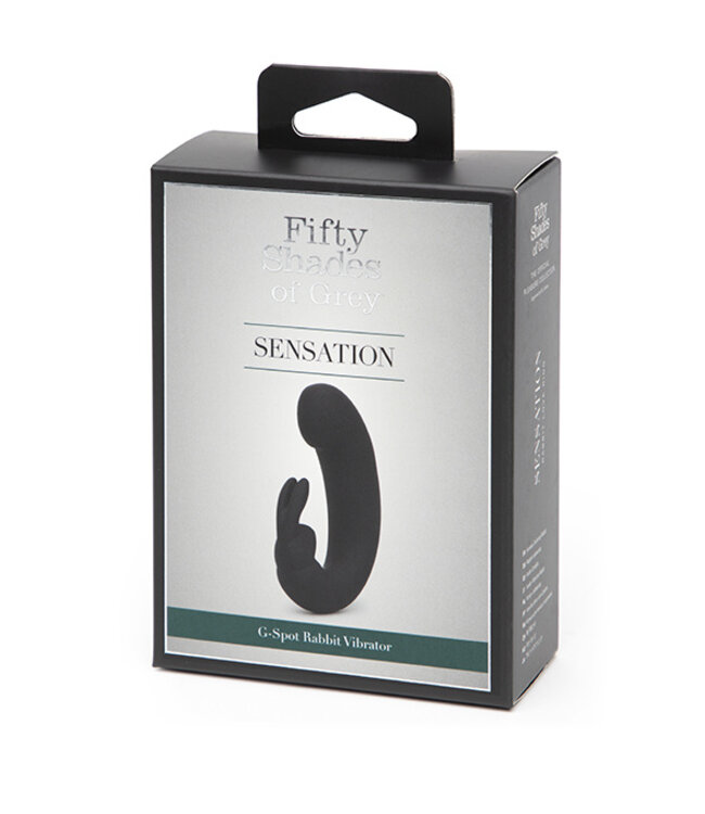Fifty Shades of Grey - Sensation Chargeable G-Spot Rabbit Vibrator Black