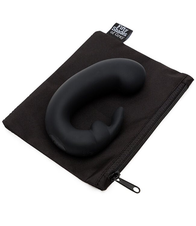 Sensation Chargeable G-Spot Rabbit Vibrator - Black