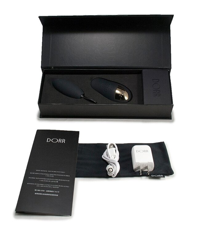 DORR - Spot - Draadloos Duo Ei + Oplegvibrator - Zwart