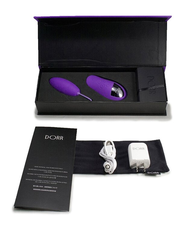 DORR - Spot - Draadloos Duo Ei + Oplegvibrator - Paars