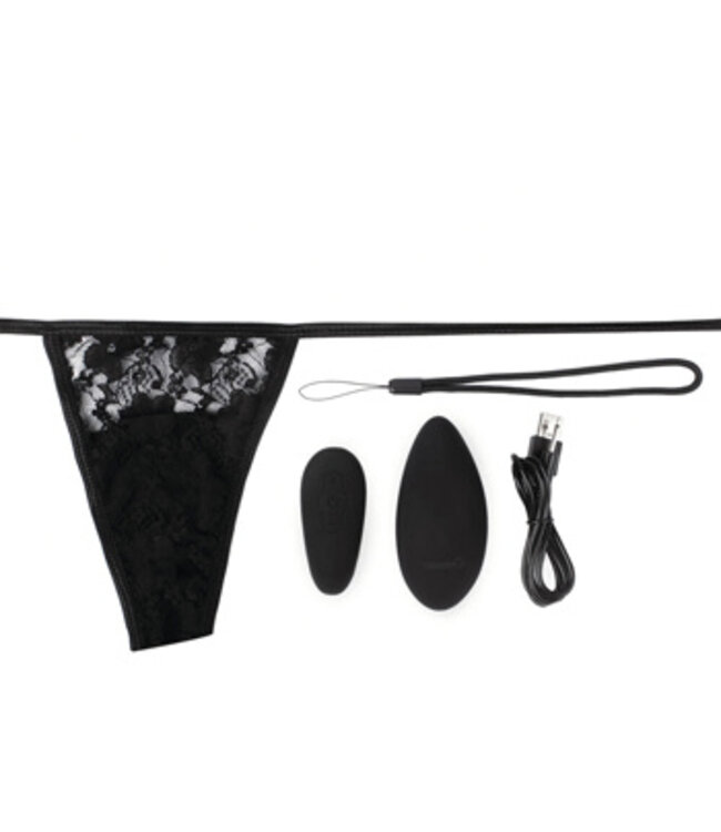 The Screaming O - Premium Ergonomic Remote Panty Set Black