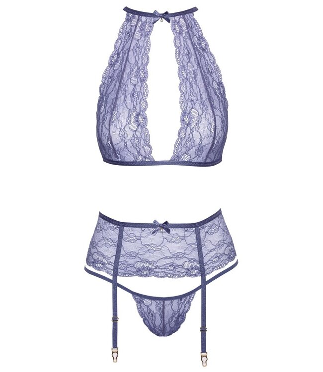 Floral Halter 3 - Piece Lilac