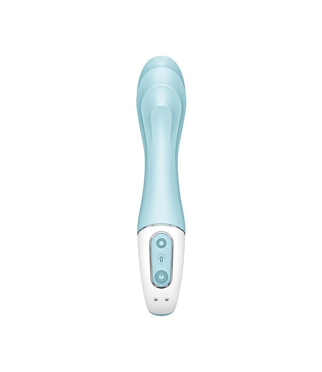 Satisfyer - Air Pump Vibrator 5+ - Opblaasbare G-Spot Vibrator (met App Control) - Blauw