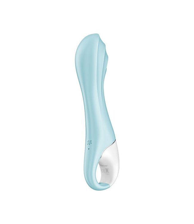 Satisfyer - Air Pump Vibrator 5+ - Opblaasbare G-Spot Vibrator (met App Control) - Blauw