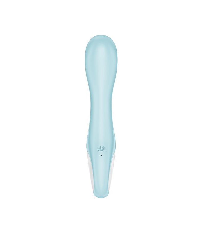 Satisfyer - Air Pump Vibrator 5+ - Opblaasbare G-Spot Vibrator (met App Control) - Blauw