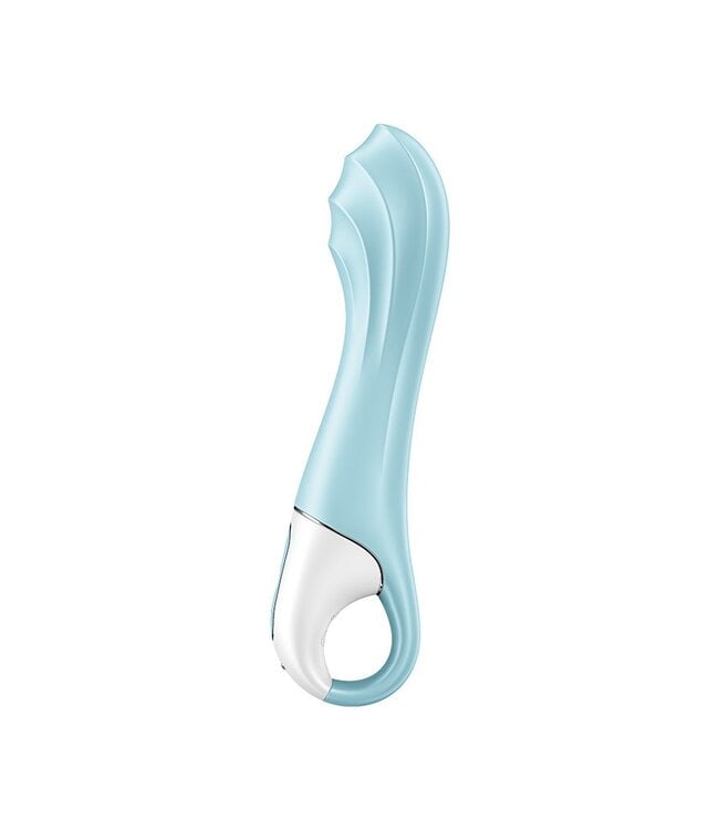 Satisfyer - Air Pump Vibrator 5+ - Opblaasbare G-Spot Vibrator (met App Control) - Blauw