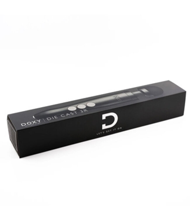 Die Cast 3R Rechargeable Wand Massager - Matt Black