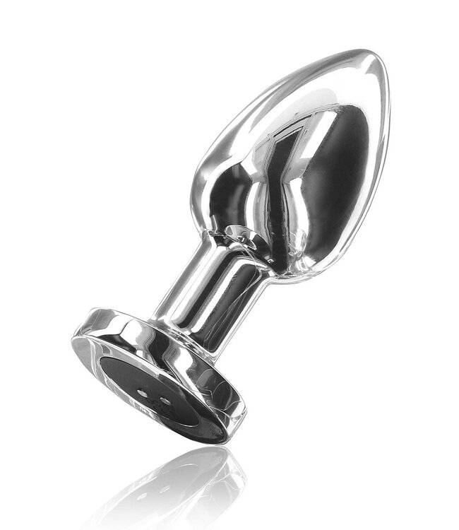 The Glider Vibrating Metal Buttplug