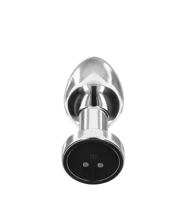 The Glider Vibrating Metal Buttplug