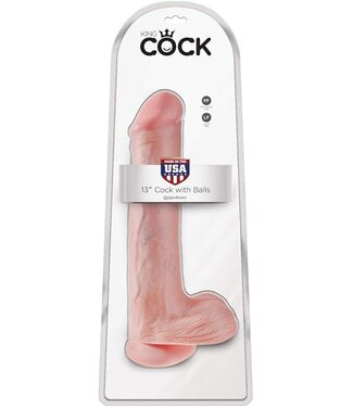 King Cock 13" Cock with Balls