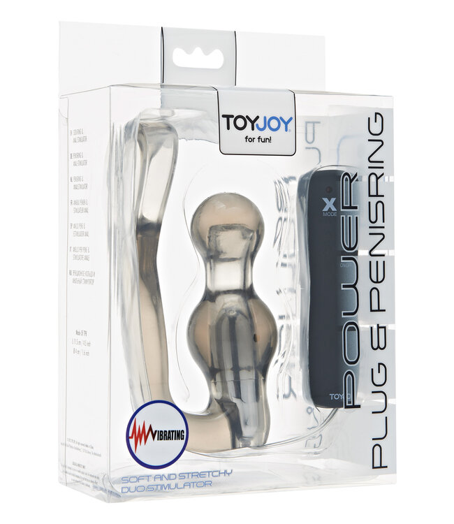 ToyJoy Manpower Power Plug & Vibrerende Cockring