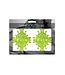 Glow Glow in the Dark Crystal Stickers - Neon Green