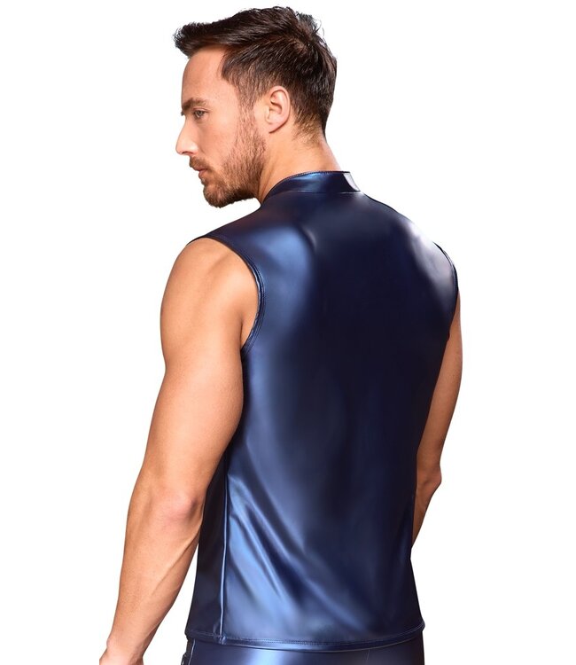 NEK - Shirt Blue - Zipper and Straps