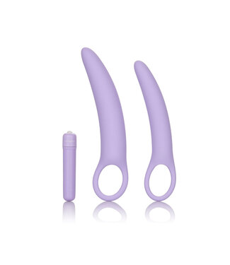 CalExotics Set of 2 Vibrating Silicone Dilators