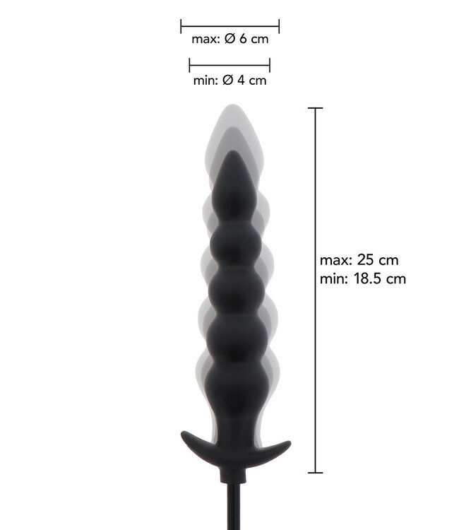 Hidden Desire Extreme Inflatable Ribbed Plug - Advanced