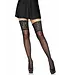 Leg Avenue Elastane Sheer Stay Up with Lace Top