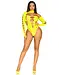 Leg Avenue SEAMLESS THONG BACK BODYSUIT