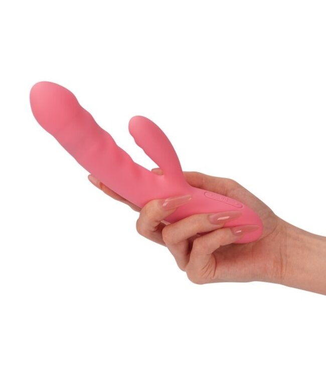 Svakom - Avery Powerful Thrusting Vibrator Strawberry Pink
