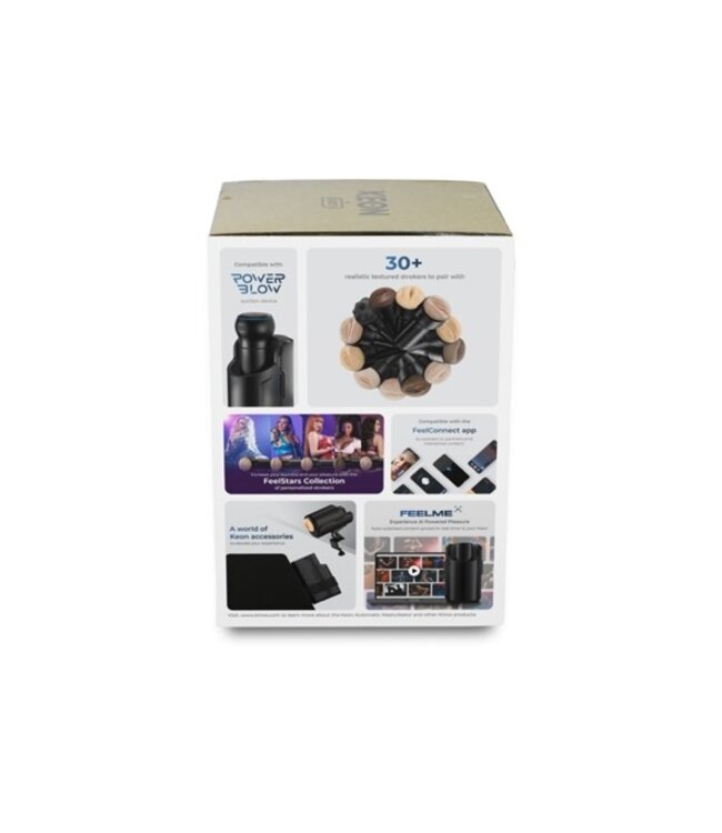 Kiiroo - Keon Combo Set including Feel Stroker Black