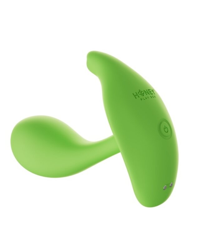HoneyPlayBox - OLY 2 Pressure Sensing App-enabled Wearable Clit & G Spot Vibrator Green