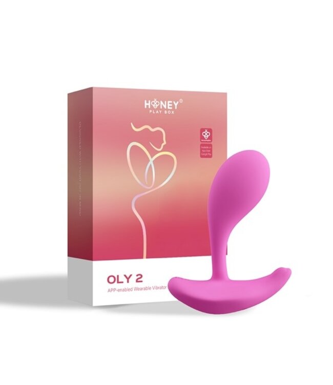 HoneyPlayBox - OLY 2 Pressure Sensing App-enabled Wearable Clit & G Spot Vibrator Pink