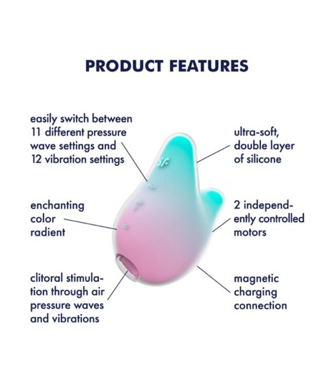 Satisfyer - Mermaid Vibes Mint/Pink