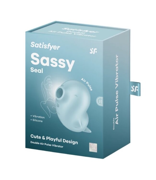 Satisfyer - Sassy Seal Air Pulse Vibrator Blue