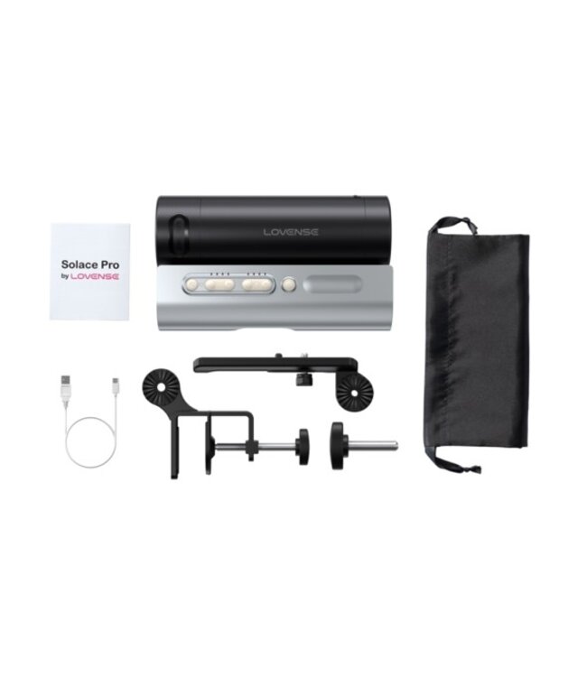 Lovense - Solace Pro Automatic Thrusting Masturbator Black