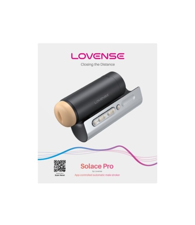 Lovense - Solace Pro Automatic Thrusting Masturbator Black