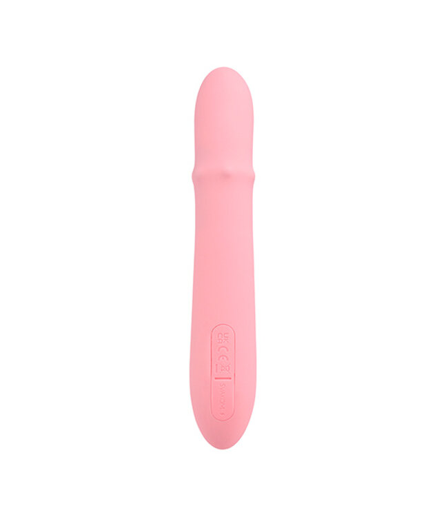 Svakom - Mora Neo Interactive Thrusting Vibrator Peach Pink
