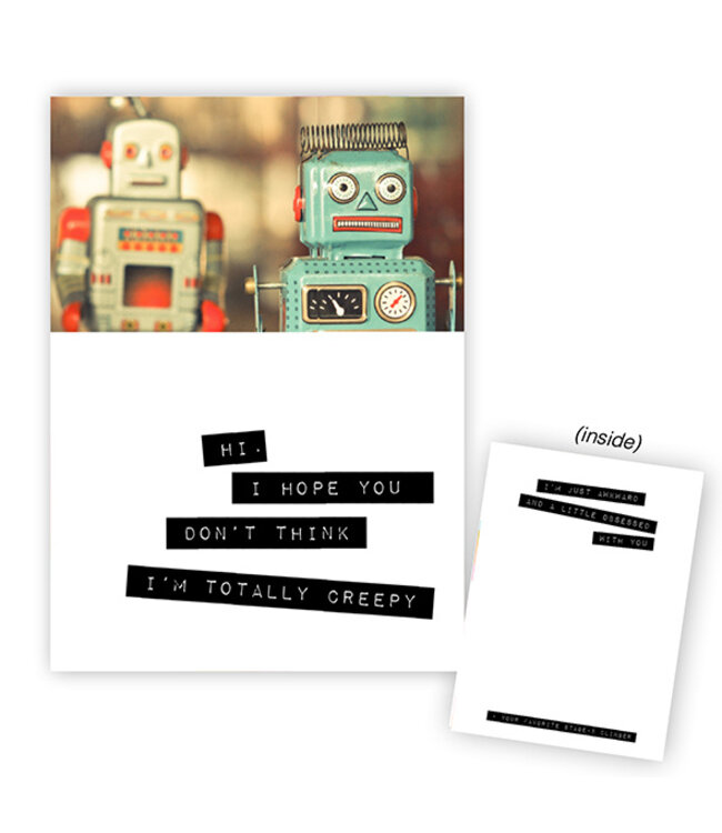 Warm Human - (Robots) I Hope You Don't Think I'm Totally Creepy