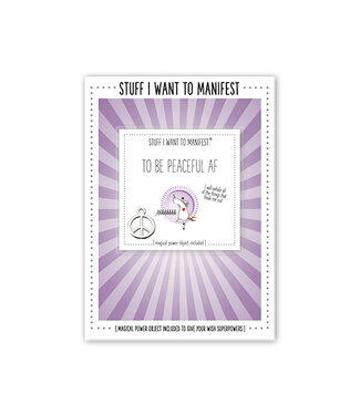 Warm Human Warm Human - Manifest Greeting Card - Peaceful AF