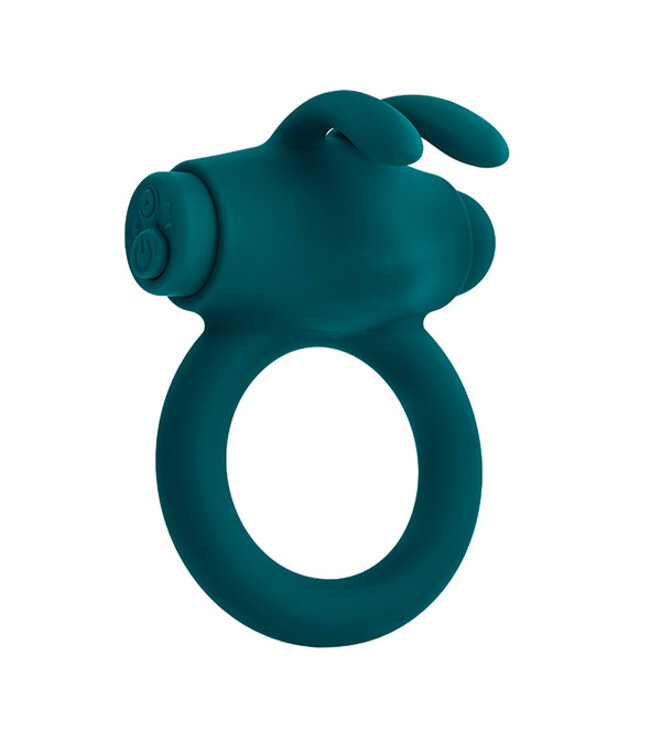 Playboy Pleasure - Bunny Buzzer Cockring - Teal