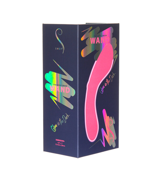 Swan - The Mini Swan Wand Glow In The Dark Pink