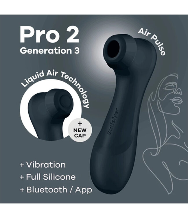 Satisfyer - Pro 2 Generation 3 App Controlled Black