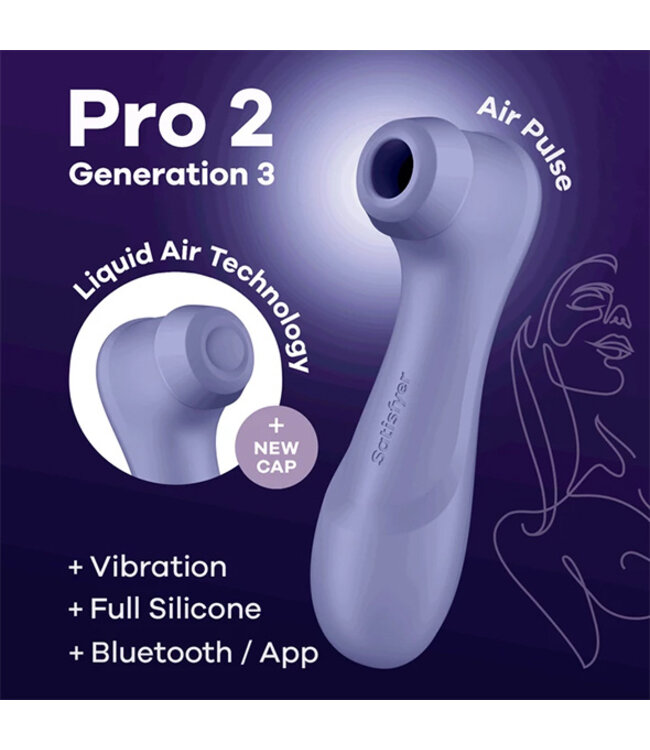Satisfyer - Pro 2 Generation 3 App Controlled Lilac