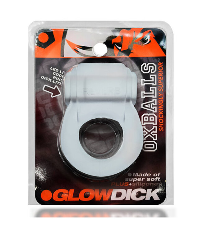 Oxballs - Glowdick Cockring With Led Clear Ice