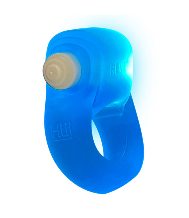Oxballs - Glowdick Cockring With Led Blue Ice