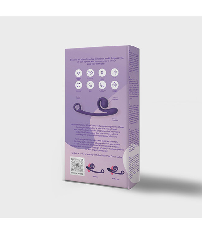 Snail Vibe - Curve Vibrator Purple